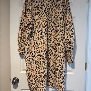 Alexia Admor Tan Long Sleeve Dolman Sweater Dress for Night Out